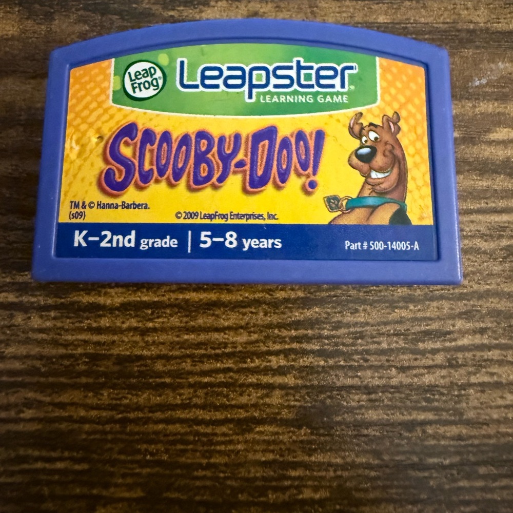LeapFrog Leapster Scooby-Doo Learning Game - Purple